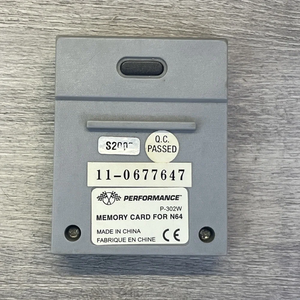 Nintendo 64 N64 Memory Card Controller Pack Used